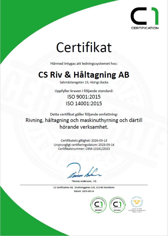 certifikat c1 iso